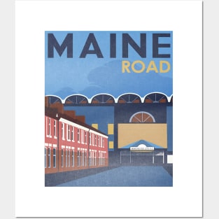 Vintage Maine Road Posters and Art